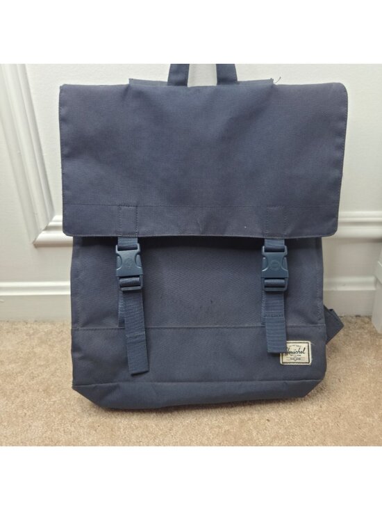 Herschel Supply Co Navy Blue Survey Backpack Bookbag Adjustable